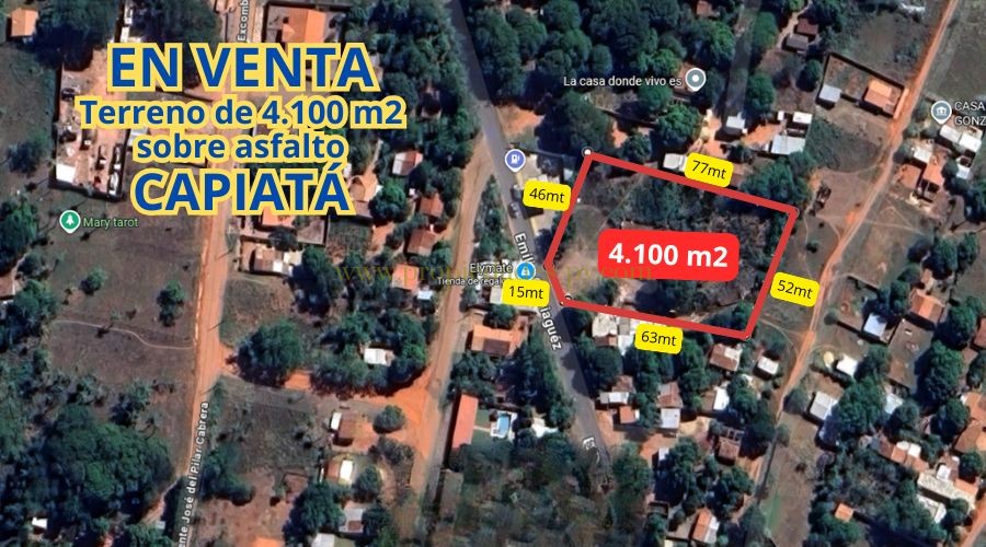 foto_Terreno de 4.100 mt2 sobre ruta asfaltada en Capiatá