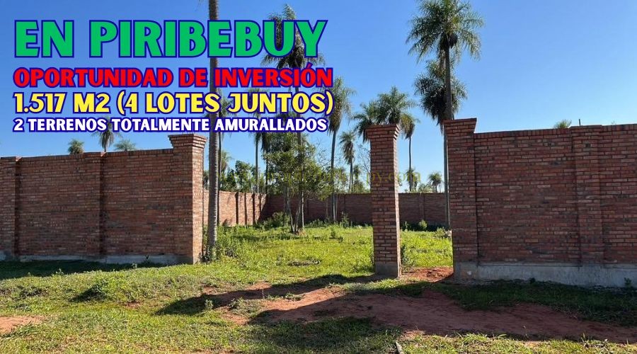 foto_¡Oportunidad Única en Piribebuy! Amplia Propiedad de 4 Lotes Juntos en fracción Las Colinas sobre el Nuevo Asfalto Piribebuy - Caacupé