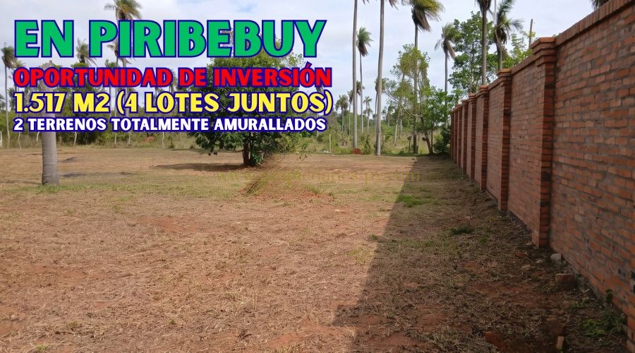 foto_¡Oportunidad Única en Piribebuy! Amplia Propiedad de 4 Lotes Juntos en fracción Las Colinas sobre el Nuevo Asfalto Piribebuy - Caacupé