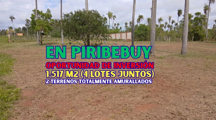 foto_¡Oportunidad Única en Piribebuy! Amplia Propiedad de 4 Lotes Juntos en fracción Las Colinas sobre el Nuevo Asfalto Piribebuy - Caacupé